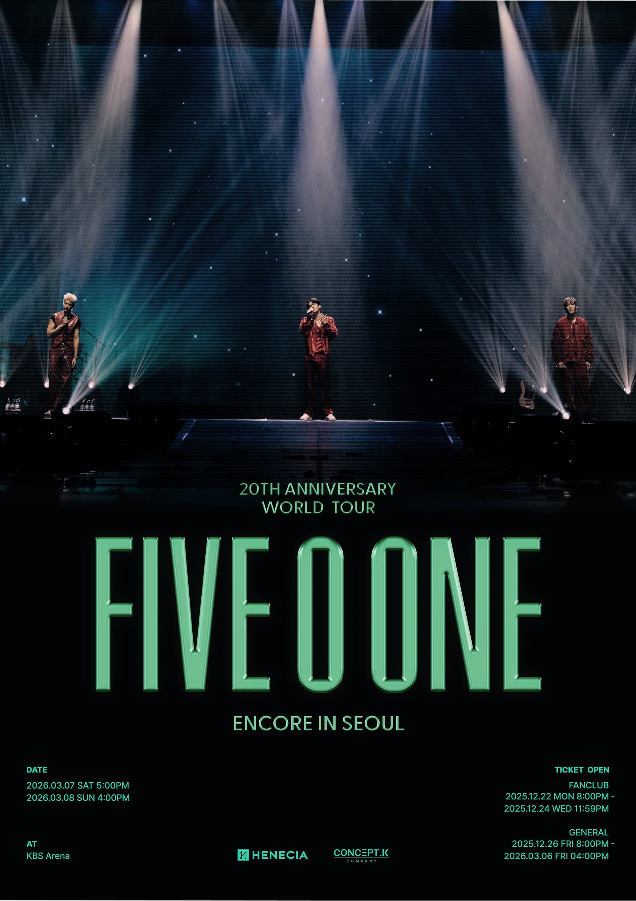 FIVE O ONE: 20th Anniversary World Tour [Seoul (Encore)]